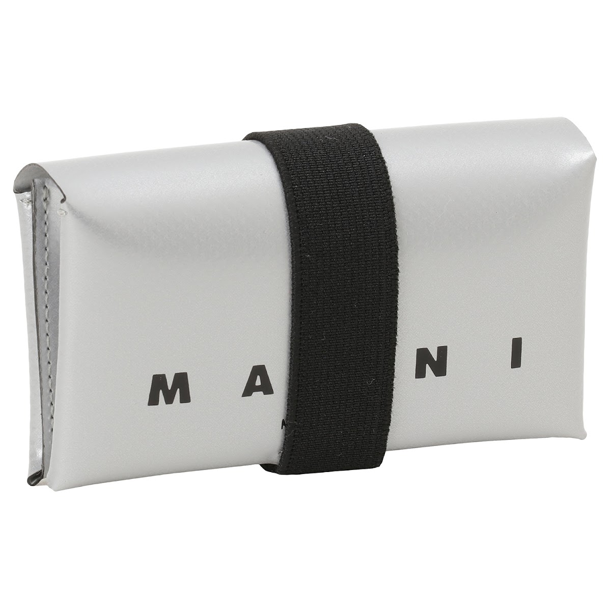 マルニ MARNI PFMI0007U2 P3572 00N20 オリガミデザイン PVC コインケース カードケース ミニ財布 シルバー メンズ ユニセックス　 ORIGAMI WALLET