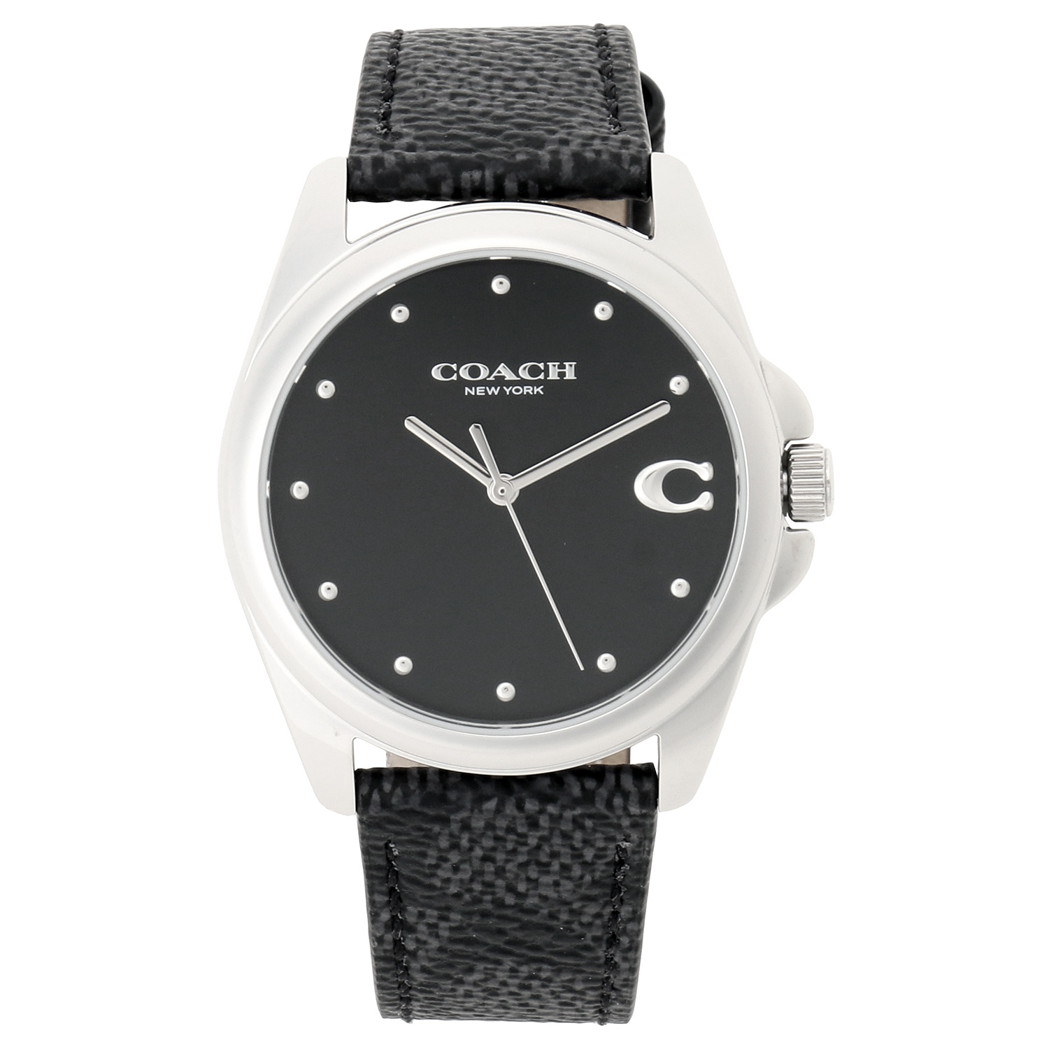 コーチ COACH 14504112 グレイソン レディース 腕時計 36mm シグネチャーC ブラック/シルバー ウォッチ WATCH GREYSON